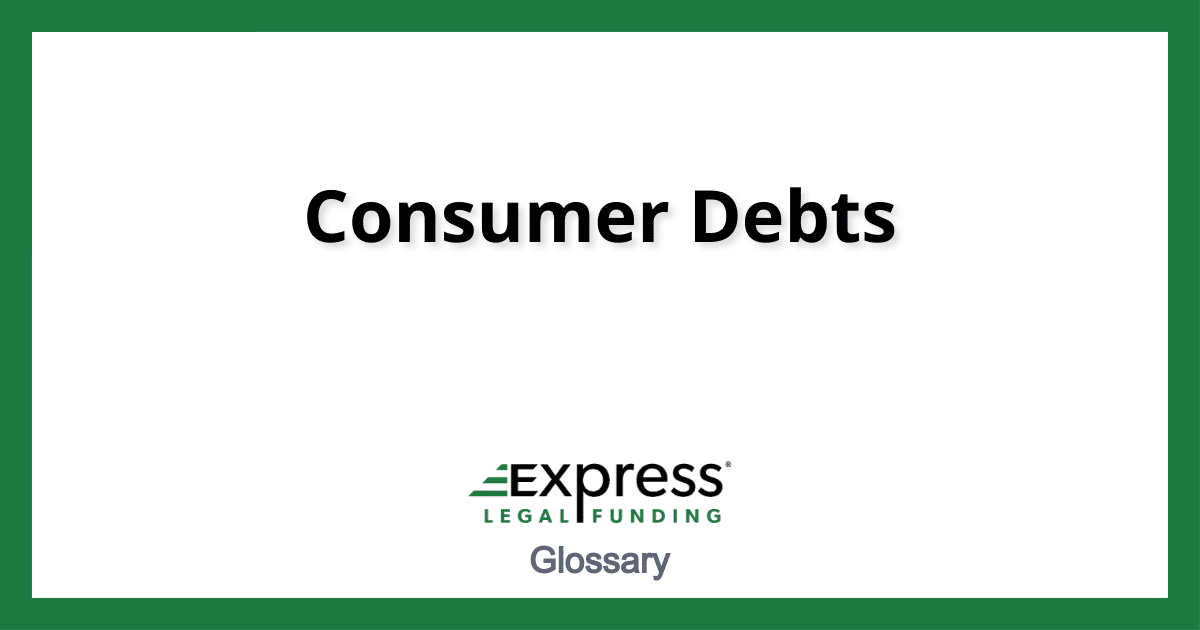 Consumer Debt Management & Relief Express Legal Funding