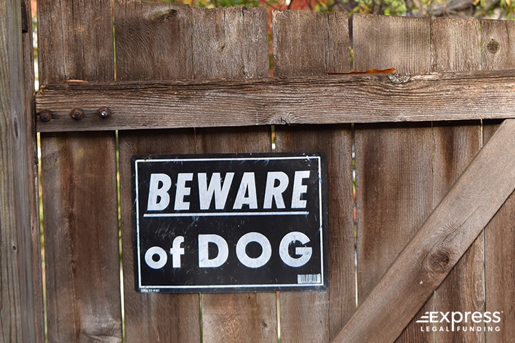 A Beware of Dog Sign