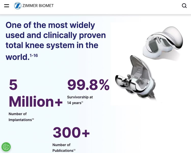 Biomet Recall