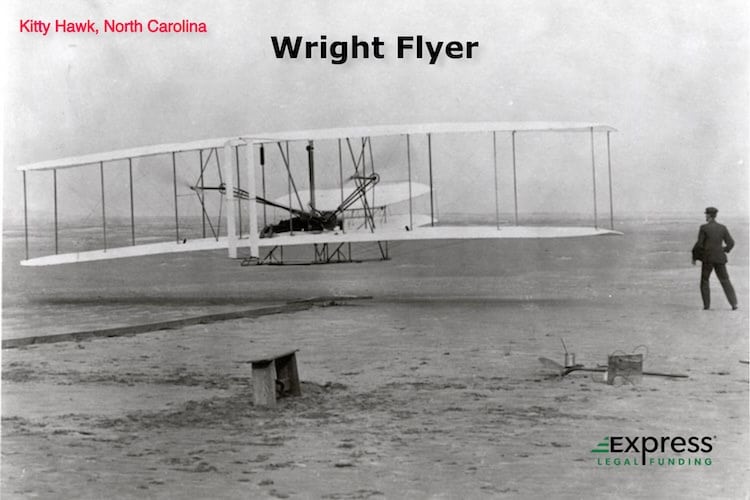 Wright Brothers First Flight in Kitty Hawk, North Carolina