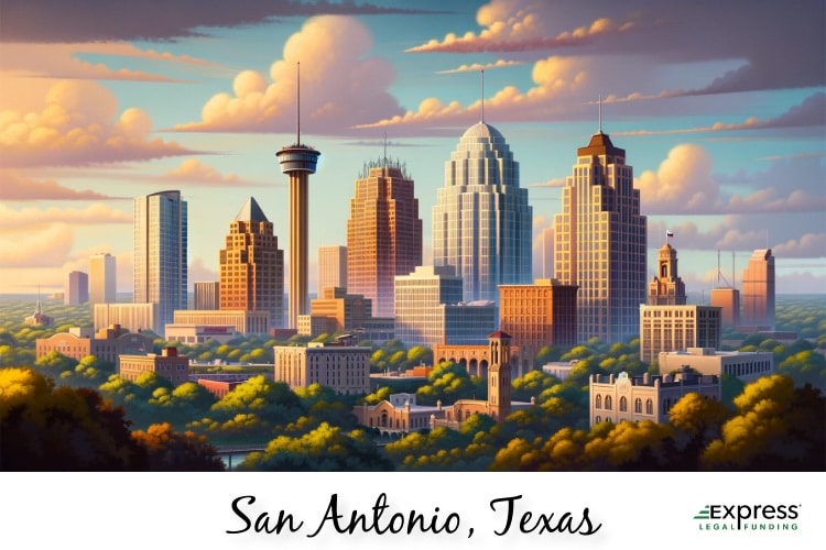 City of San Antonio, Texas downtown image